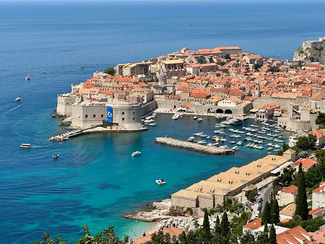 Dubrovnik’s old town and harbor, Croatia