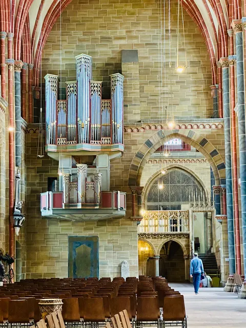 An ornate church organ, Germany