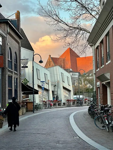 A quiet Dutch shopping street, Netherlands