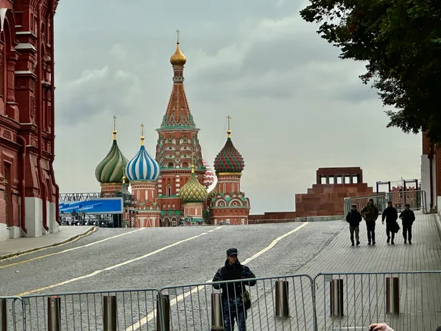 St Basil’s Cathedral beyond Red Square, Russia