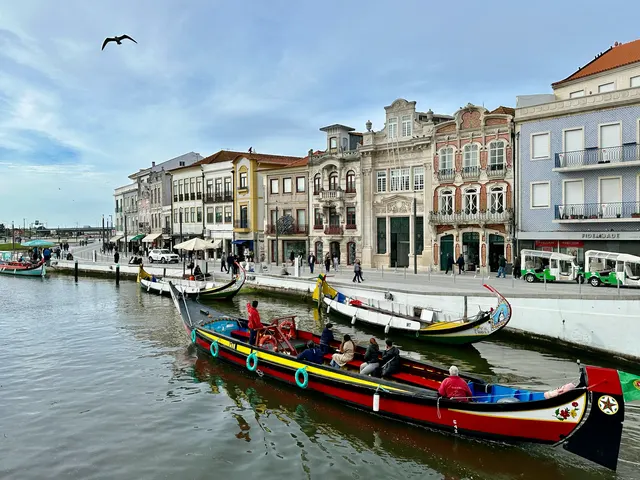 Traditional boats beside Porto’s waterfront, Portugal