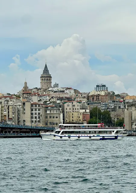 Istanbul’s waterfront and Galata Tower, Turkey