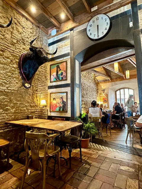 A small cafe filled with pictures, Spain