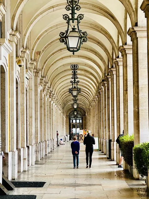 A long vaulted arcade, Portugal
