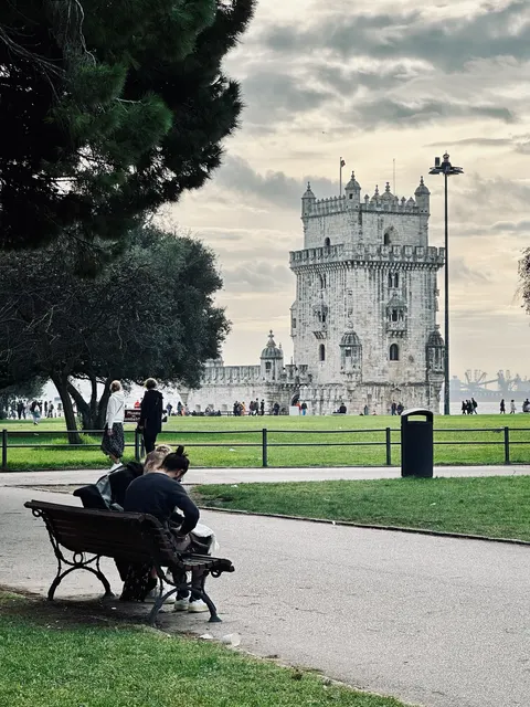 Belém Tower beside the river, Portugal