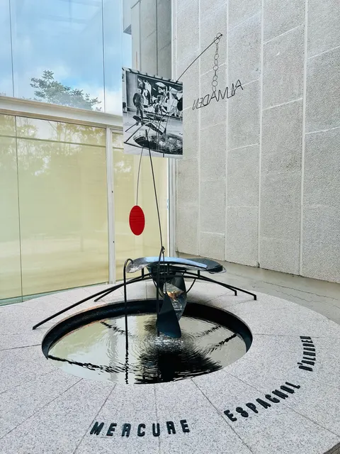 A spiral installation inside a museum, Spain