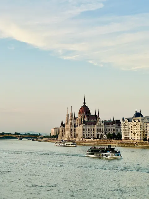 Budapest’s Parliament beside the Danube, Hungary