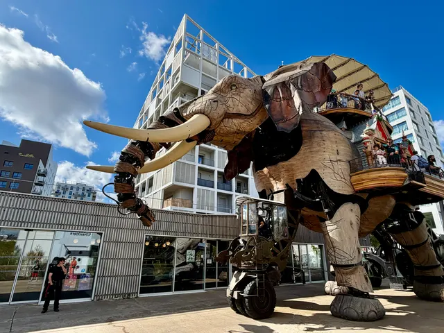 The mechanical elephant in Nantes, France