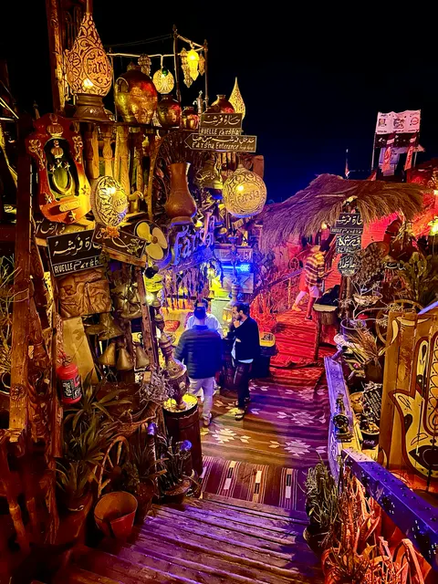 Colorful lamps in a market stall, Egypt