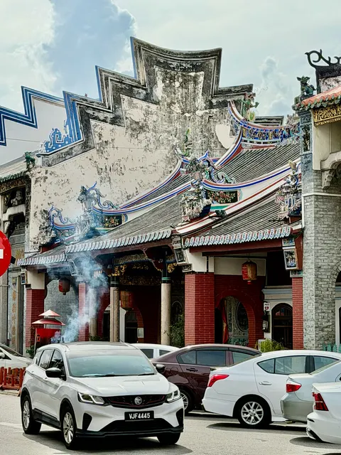 An ornate temple entrance, Malaysia