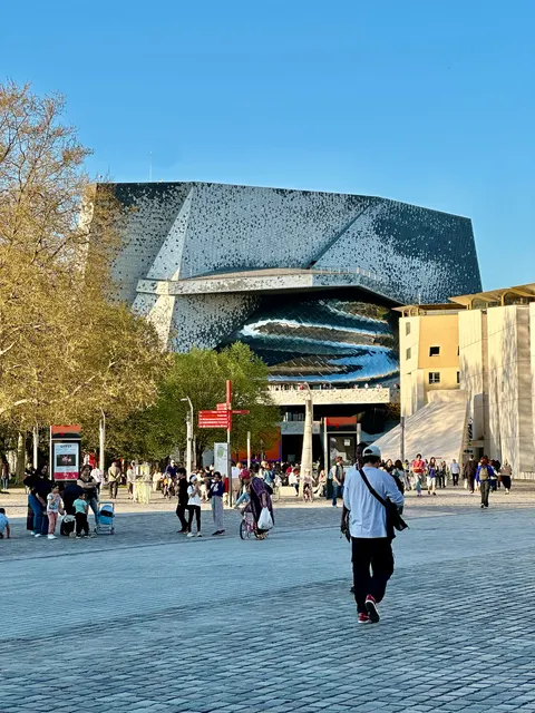 A colorful modern building in Paris, France