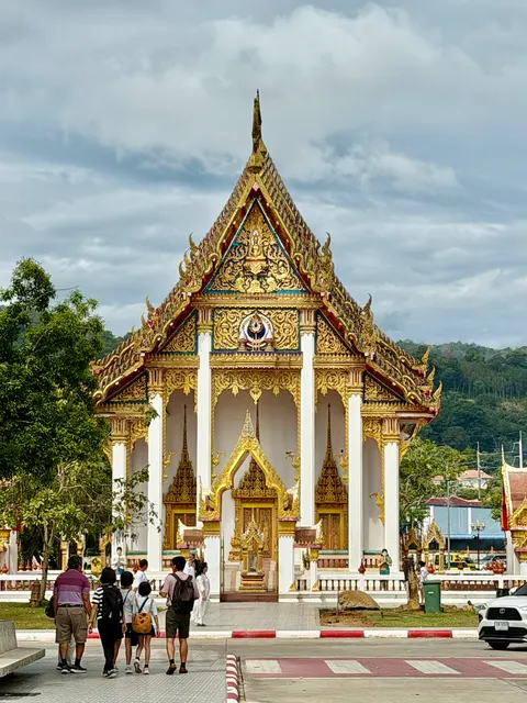 A golden-roofed temple, Thailand