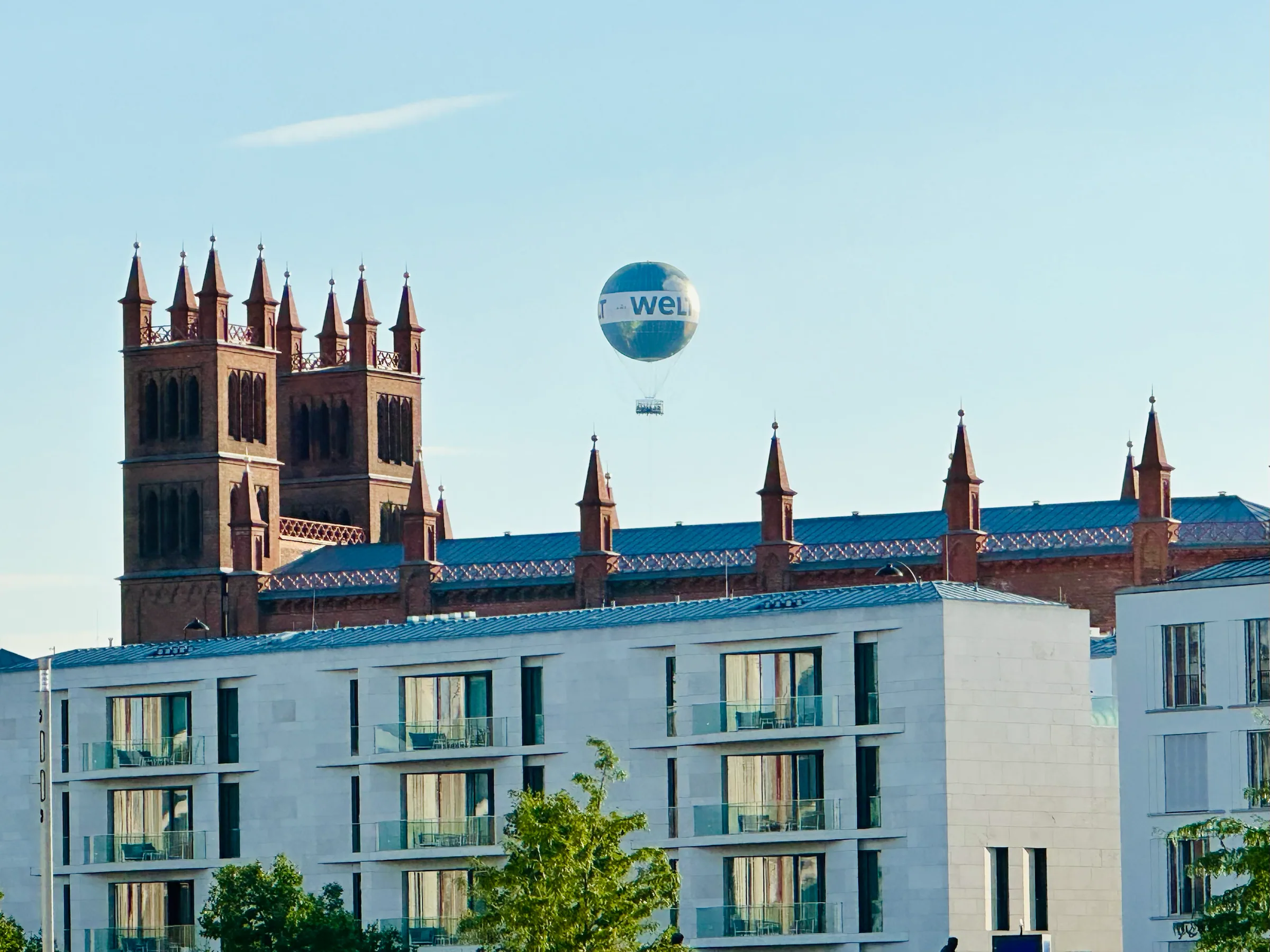 A balloon above Berlin’s rooftops, Germany