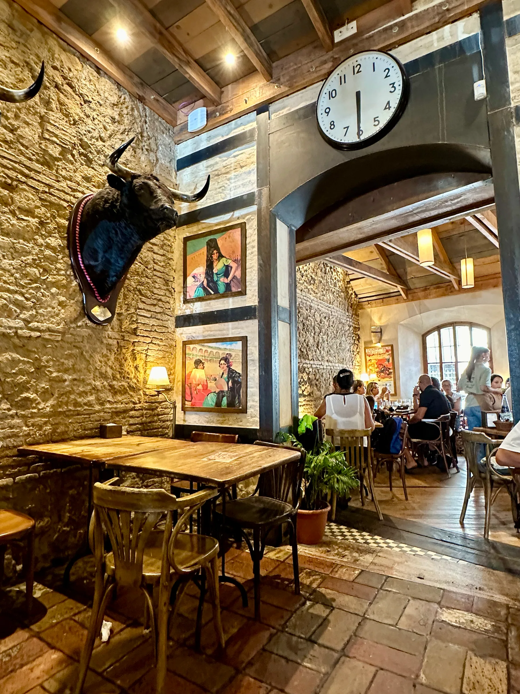 A small cafe filled with pictures, Spain