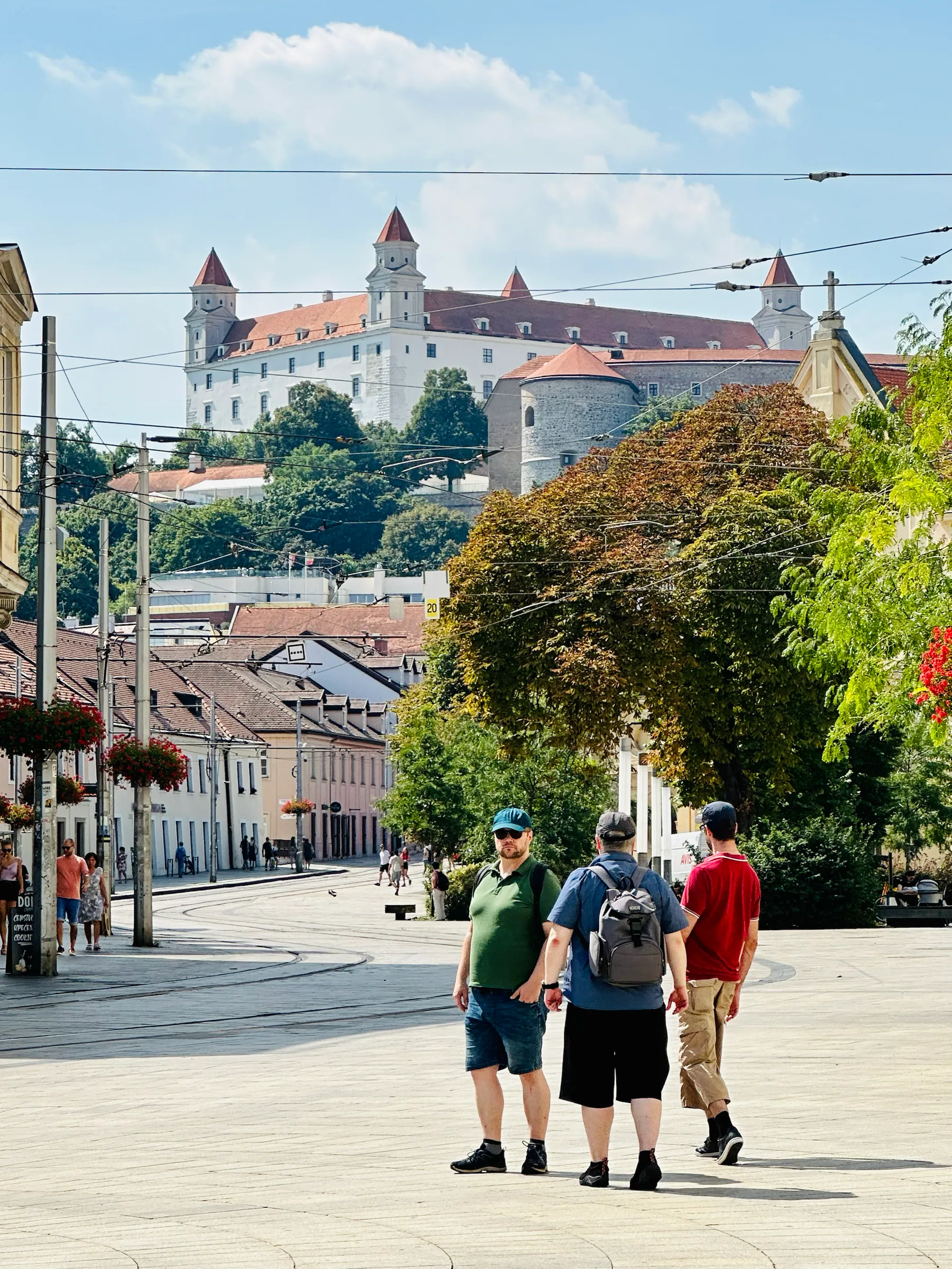 Bratislava Castle above the city, Slovakia