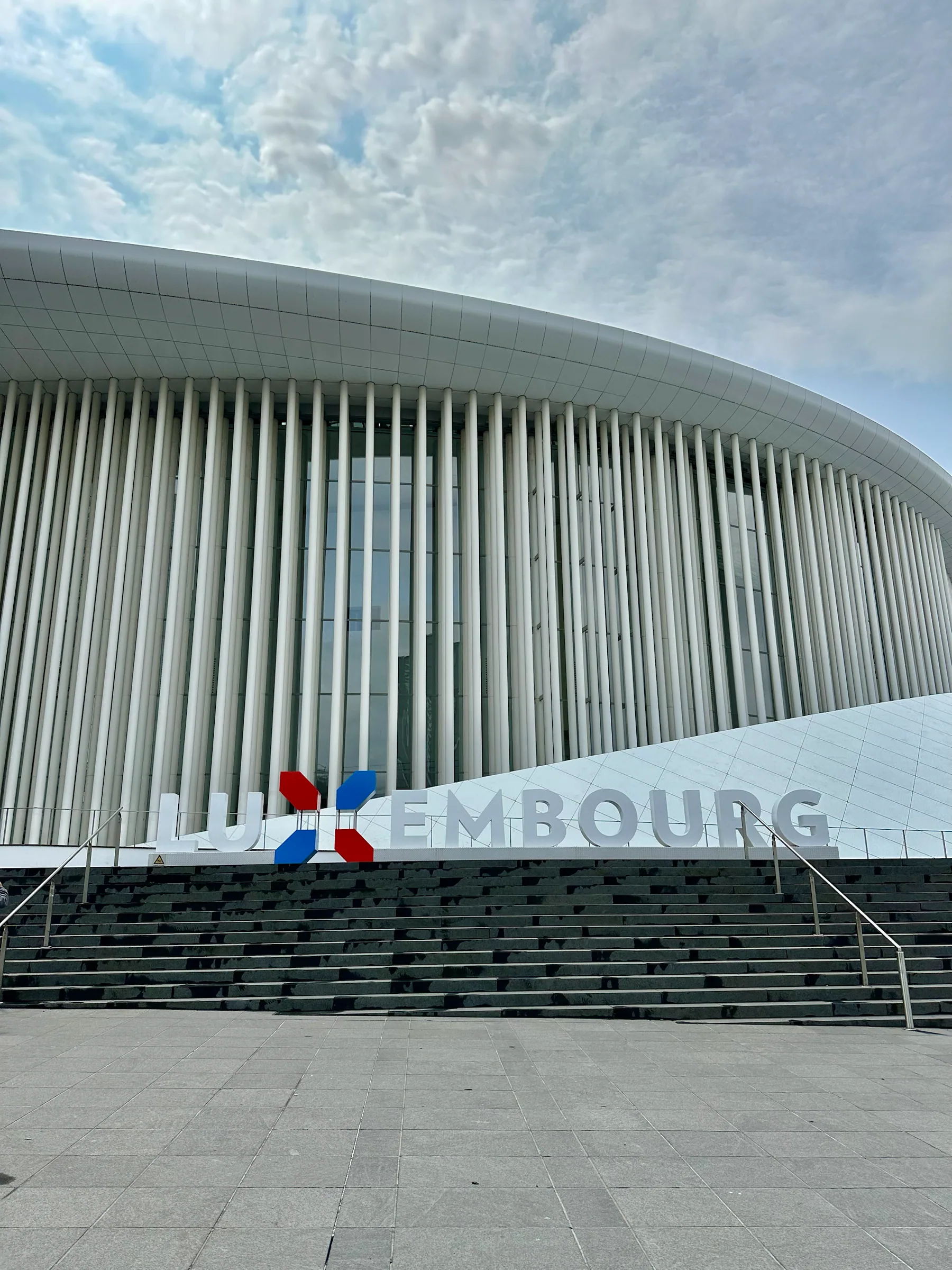 The curved Luxembourg Philharmonie, Luxembourg